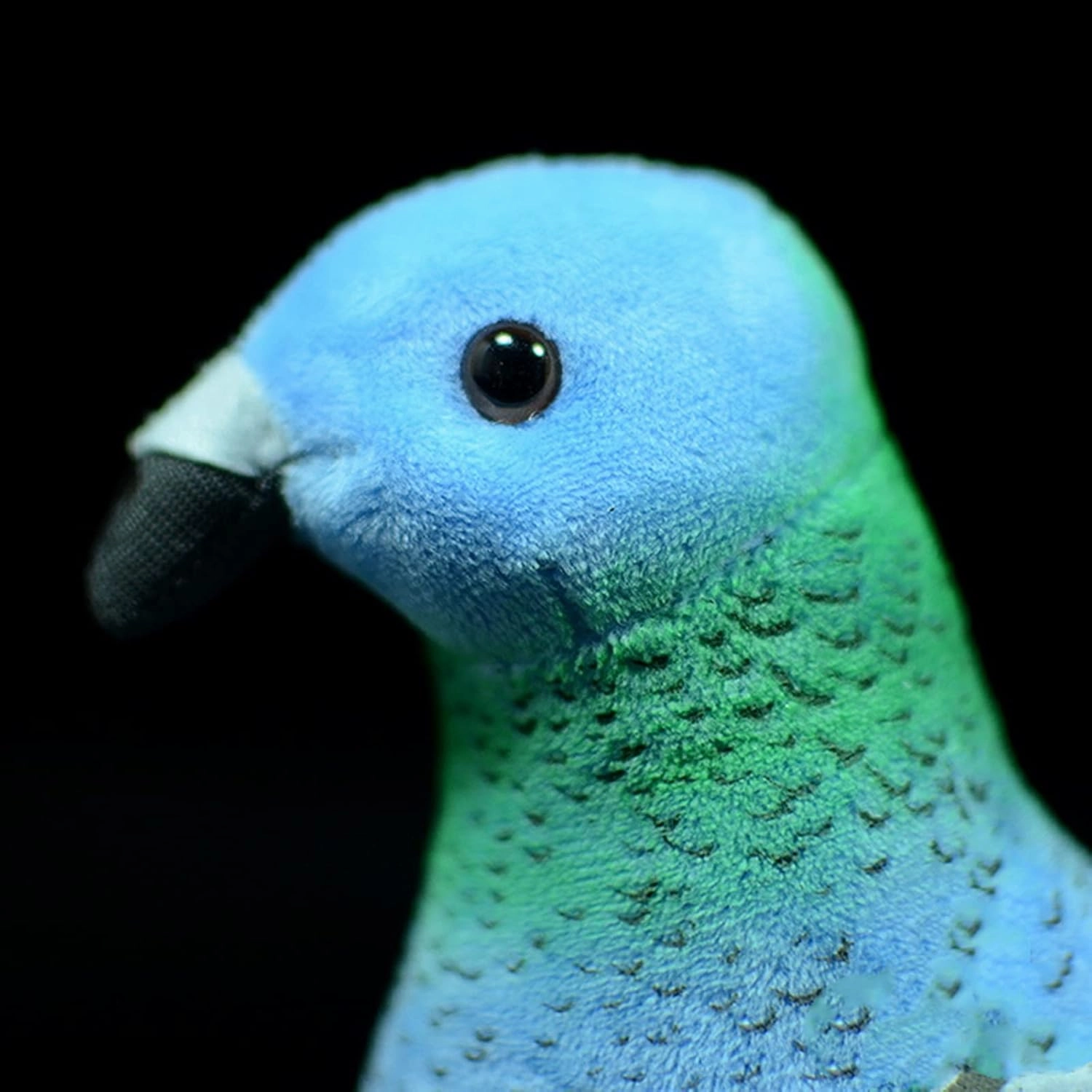 ZHONGXIN MADE Simulation Blue Pigeon Plush Toy - 10 inch Pigeon Blue Stuffed Animal Toy, Cute Pigeon as Gift for Kids